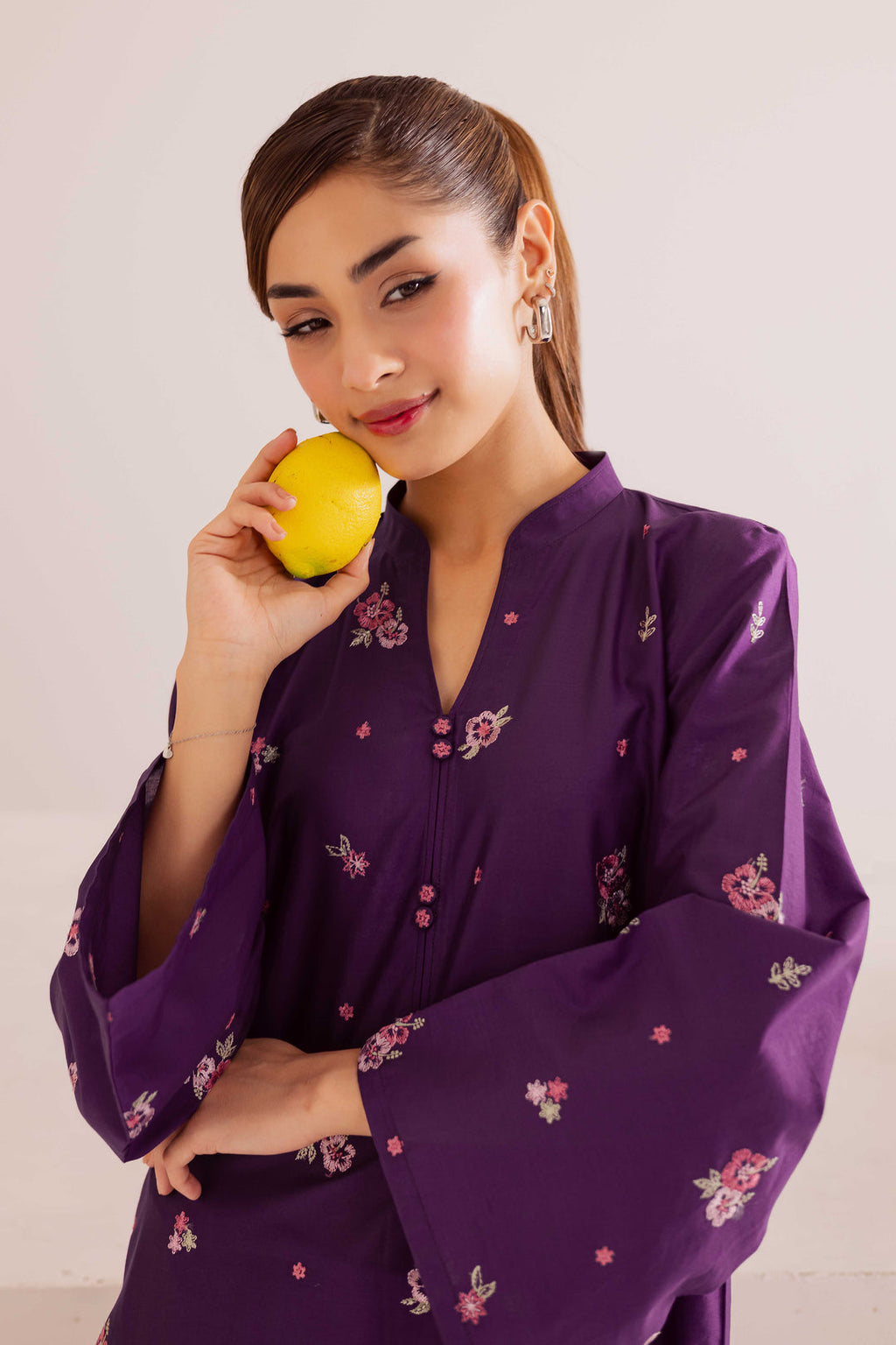 Sophia- 2Pc - Embroidered Casual