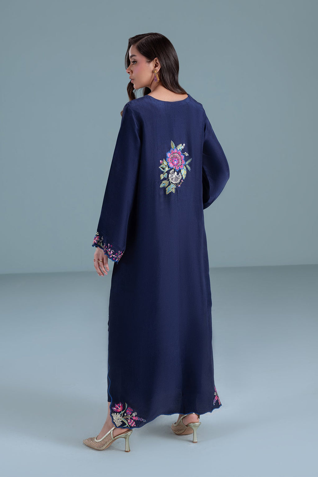 Navy Bloom Luxe 2PC