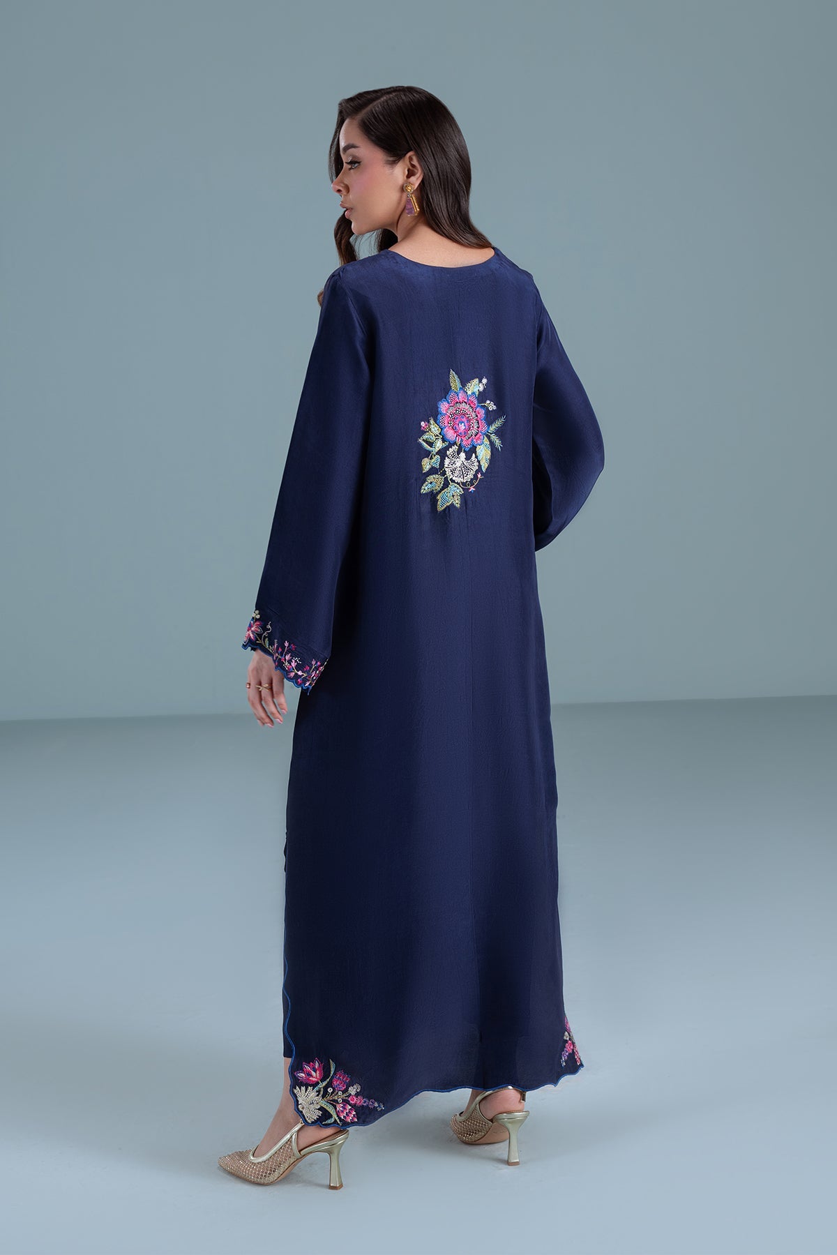 Navy Bloom Luxe 2PC