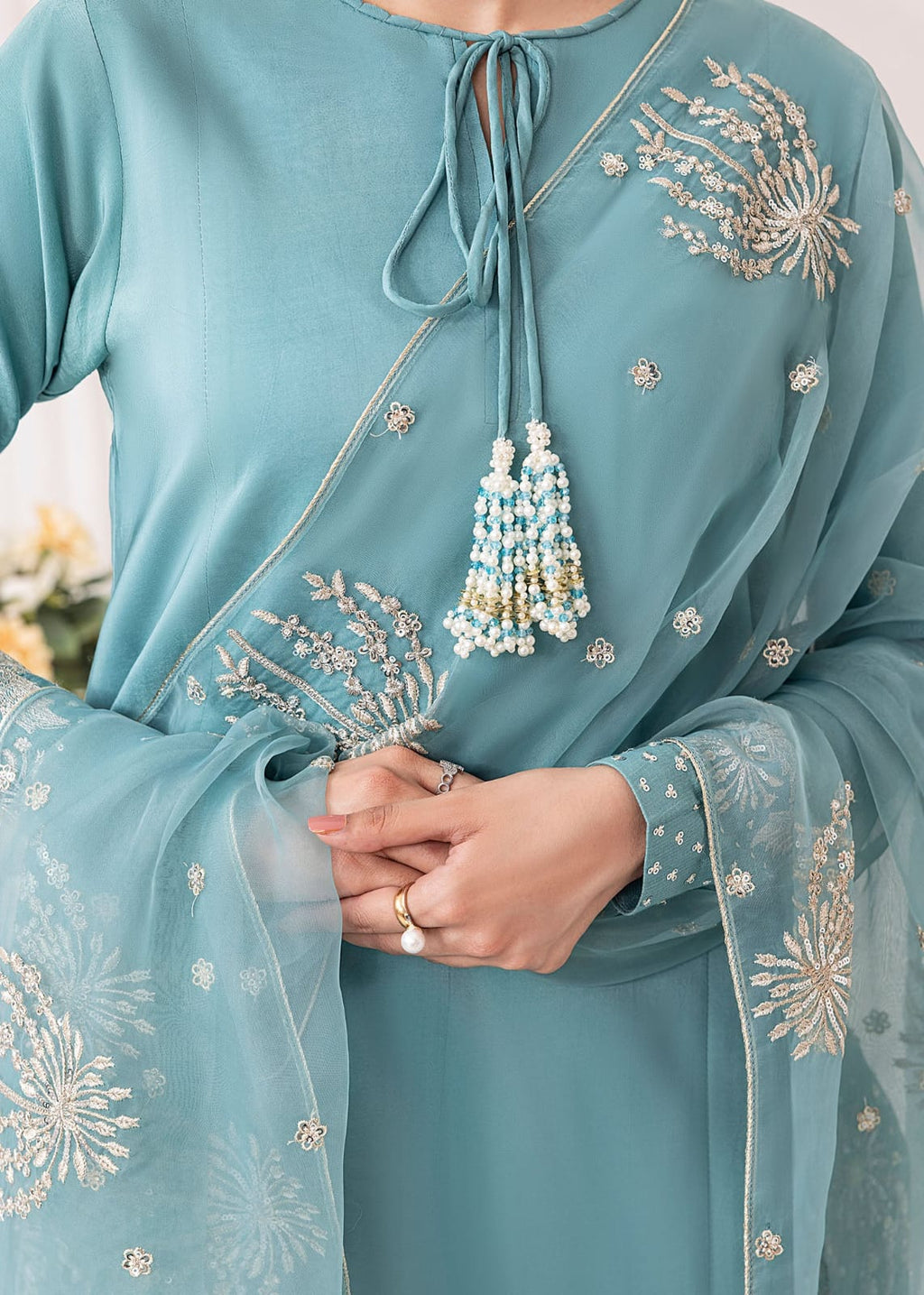 Aqua Blossom Luxe 3PC