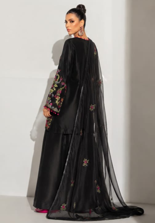 NOIR BLOOM — EMBROIDERED 3PC