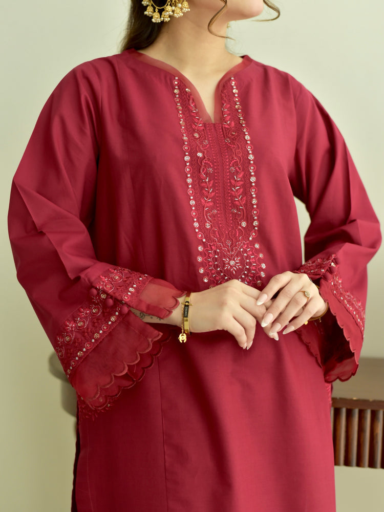 Crimson Noor 3 Piece