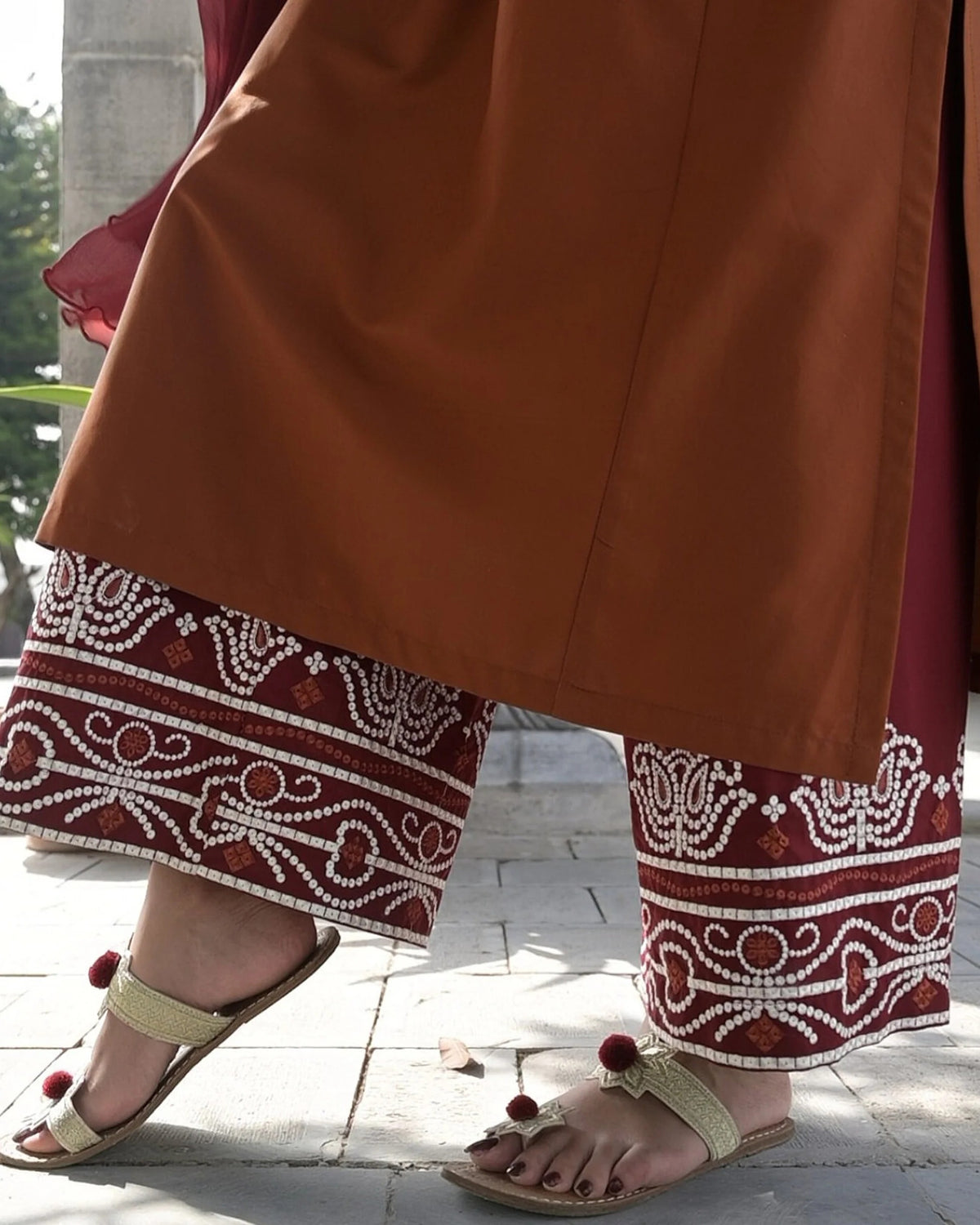 RUST-3PC EMBROIDERED SET