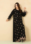 Black Dhanak Kaftan 2PC