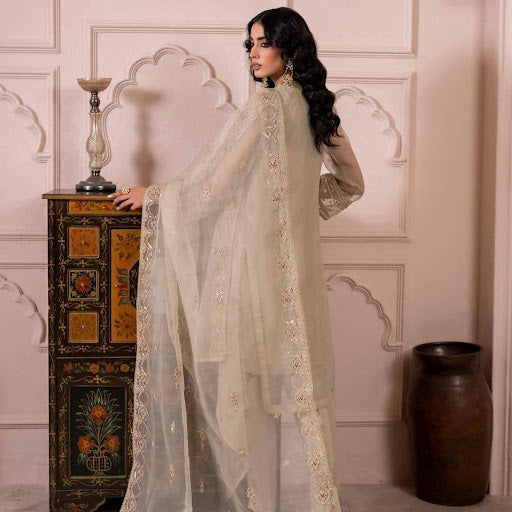 Arwa Beige 4-Piece Ready-to-Wear Ensemble